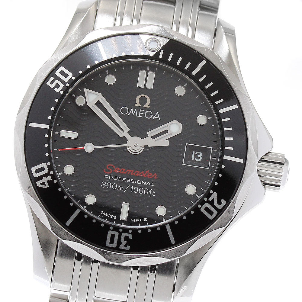 OMEGA Seamaster300 212.30.28.61.01.001 Date black Dial Quartz Ladies_877073