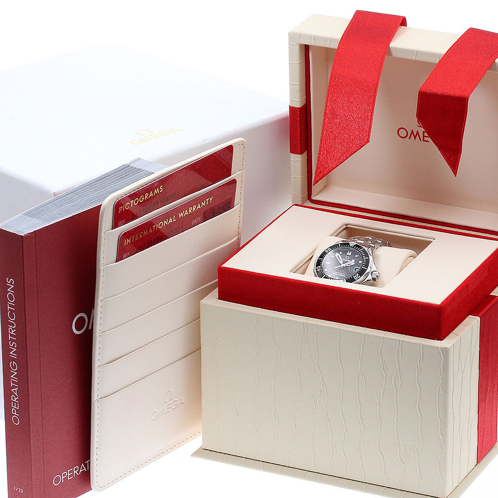 OMEGA Seamaster300 212.30.28.61.01.001 Date black Dial Quartz Ladies_877073