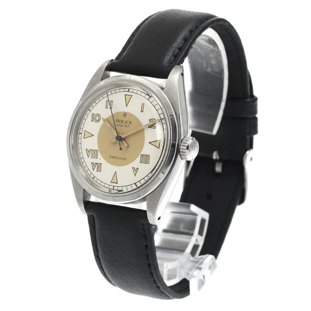 ROLEX Redundant dial 6426 cal.1210 Silver / Beige Dial Hand Winding Men's Watch_877078