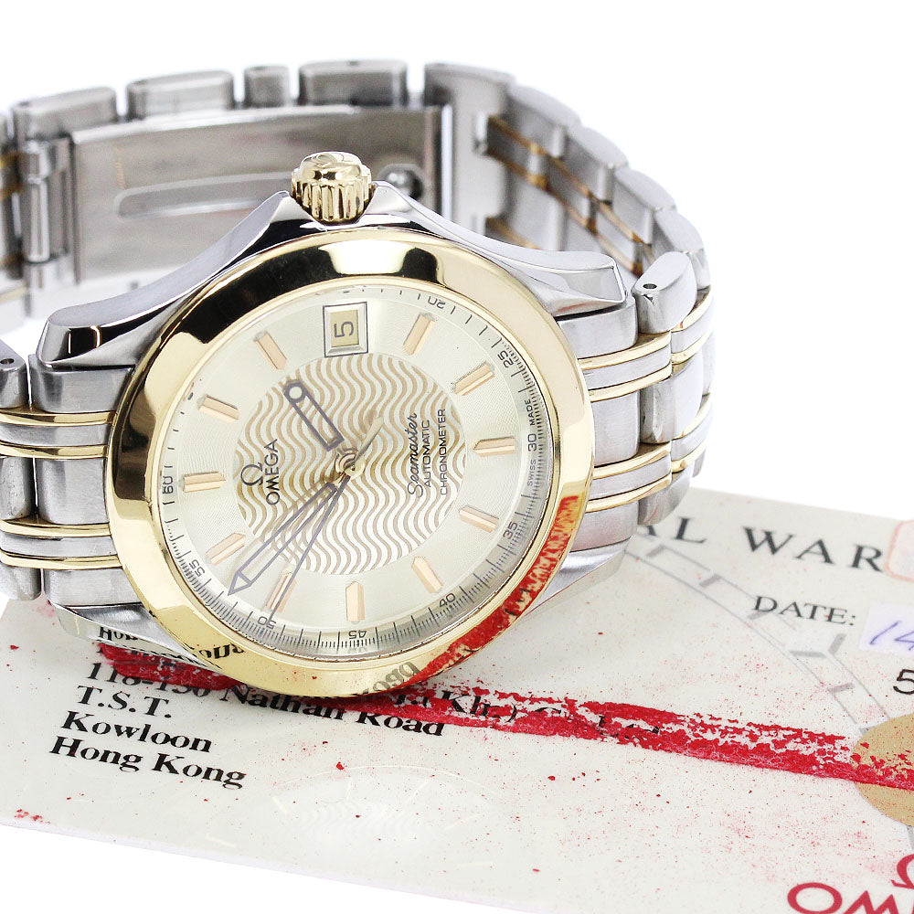 OMEGA Seamaster120 2301.11 Date Gold Dial Automatic Men's Watch_877089
