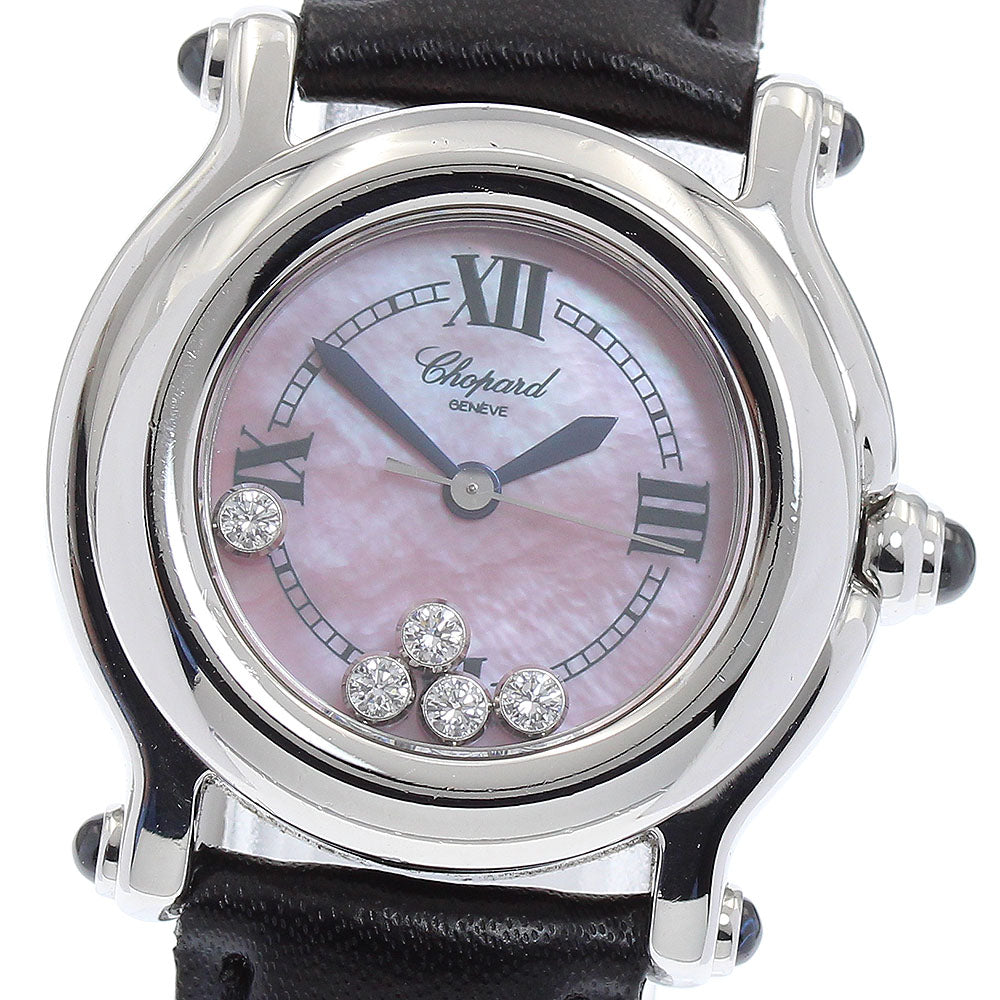 Chopard Happy sports 27/8425-23 5P diamond Pink shell Dial Quartz Ladies_877120