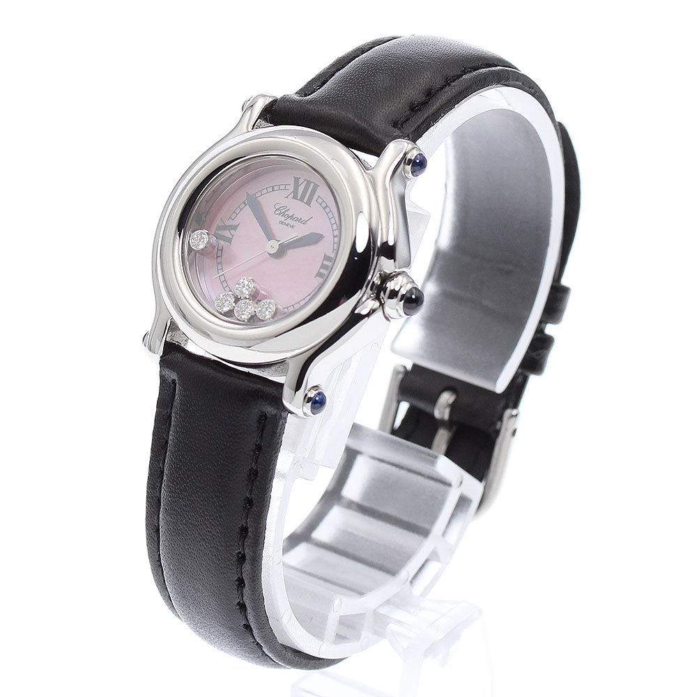 Chopard Happy sports 27/8425-23 5P diamond Pink shell Dial Quartz Ladies_877120