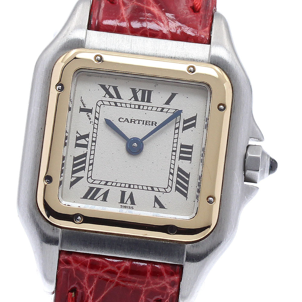 CARTIER PANTHERE SM W250295D YG bezel beige Dial Quartz Ladies Watch_877121