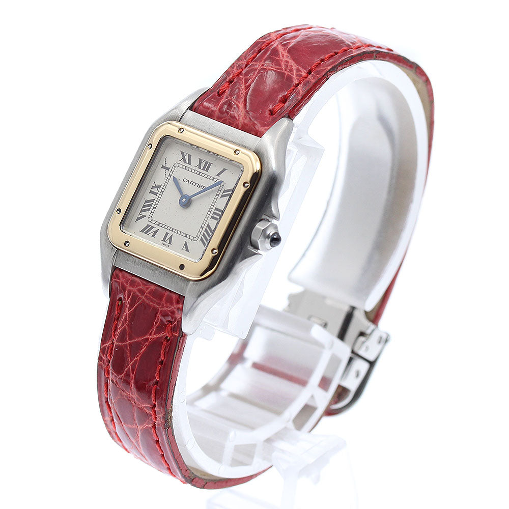 CARTIER PANTHERE SM W250295D YG bezel beige Dial Quartz Ladies Watch_877121