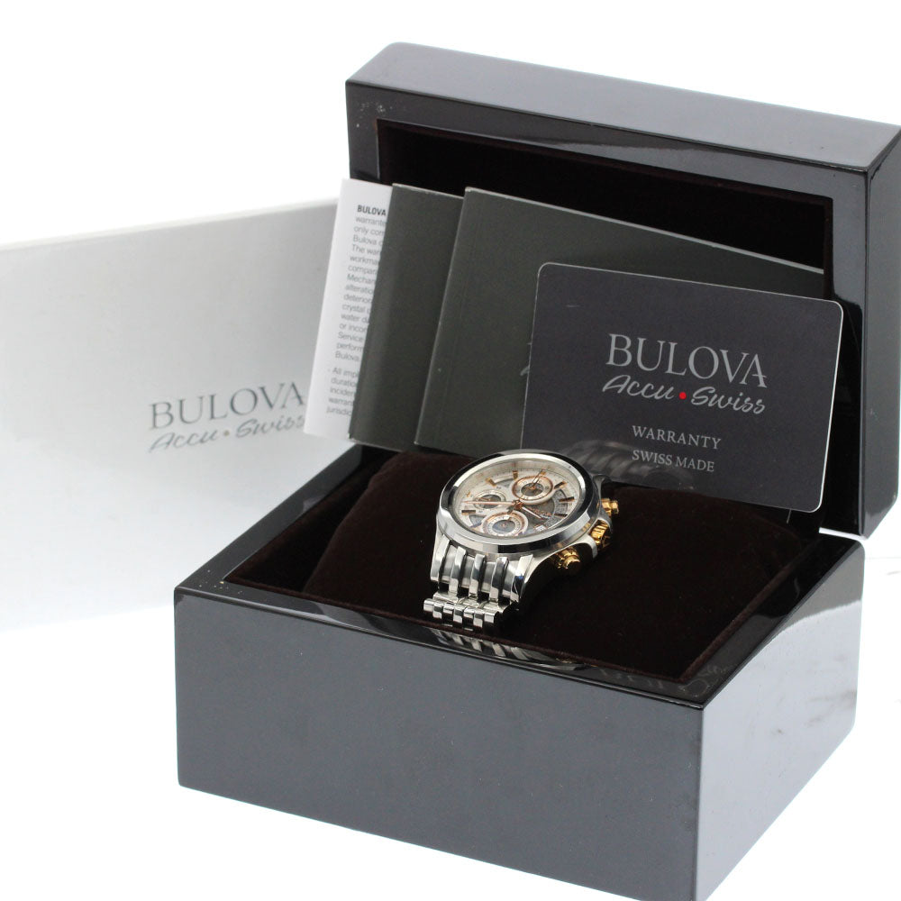 BULOVA Accu Swiss Kirkwood 65B153 Chronograph skeleton Dial Automatic_877126
