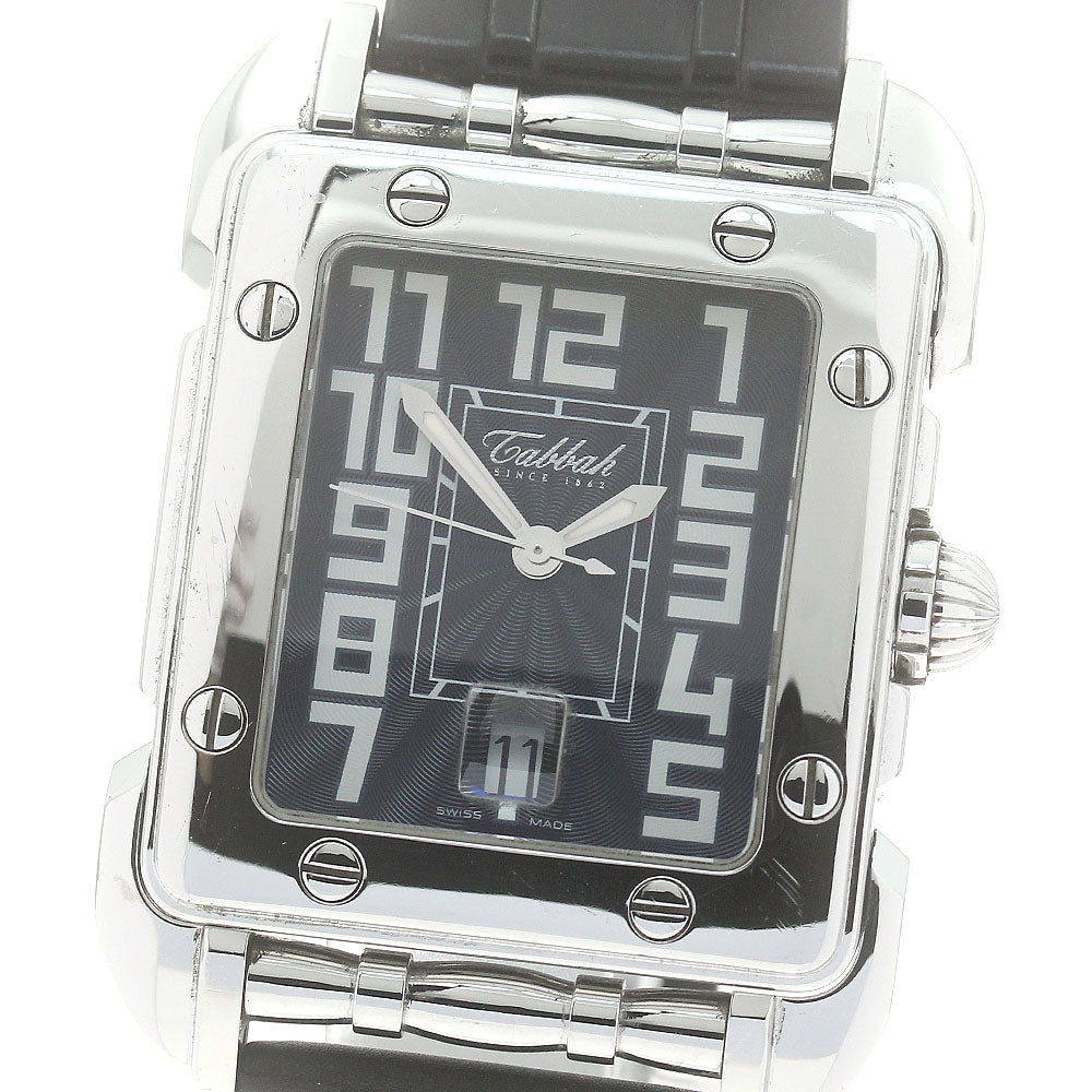 Tabbah Saga Limited Edition 044.07 Date black Dial Quartz Men's Watch_877133