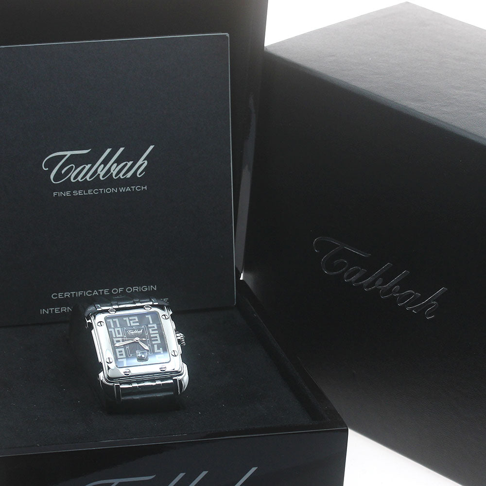 Tabbah Saga Limited Edition 044.07 Date black Dial Quartz Men's Watch_877133