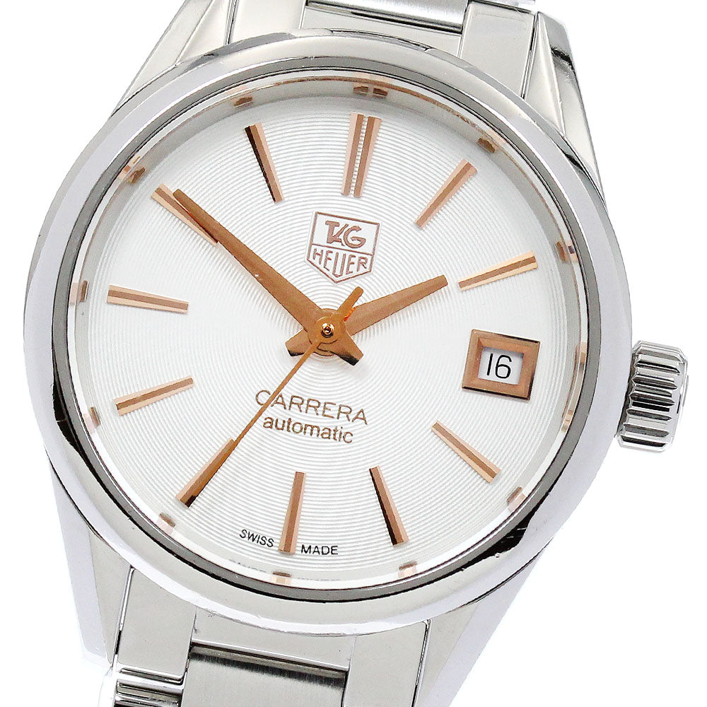 TAG HEUER Carrera WAR24XX-CS Date black Dial Automatic Ladies Watch_877141