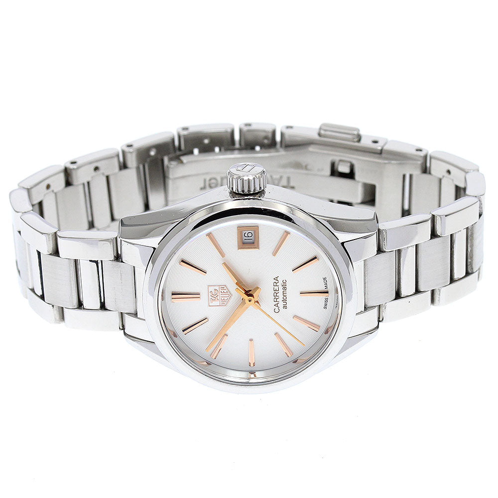 TAG HEUER Carrera WAR24XX-CS Date black Dial Automatic Ladies Watch_877141