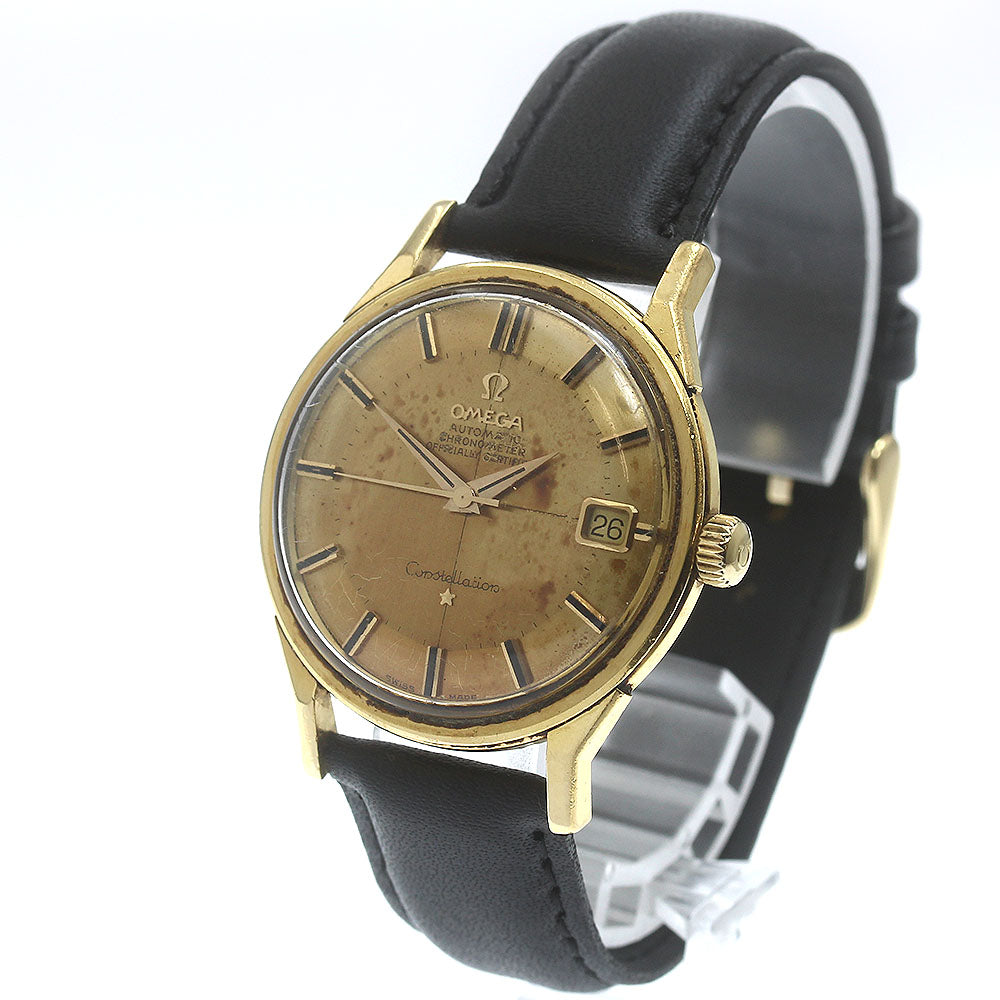 OMEGA Constellation 14902/3 SC-62 K18YG Cal.561 Pie pan dial AT Men's_877153