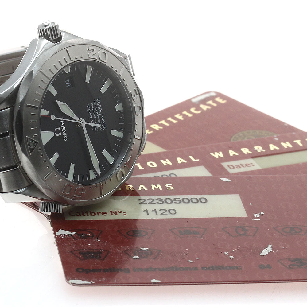 OMEGA Seamaster300 2230.50 WG bezel Black Dial Automatic Men's Watch_877171