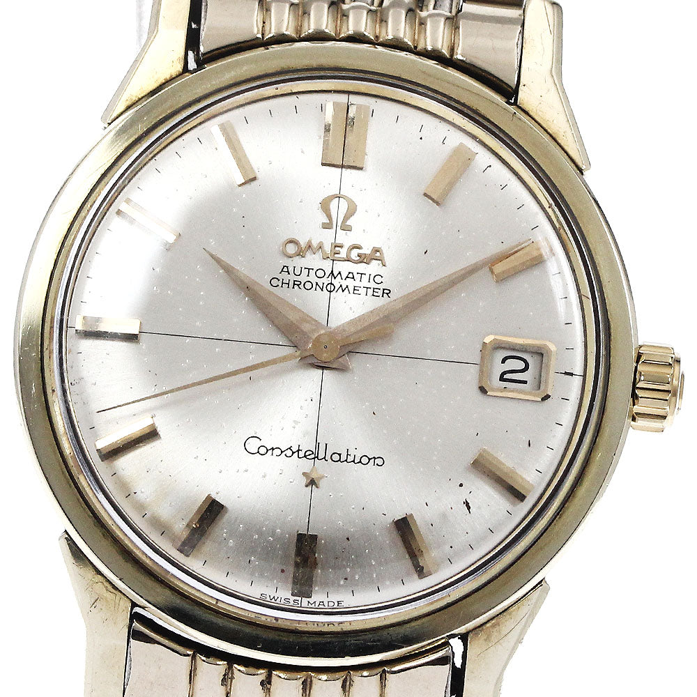 OMEGA Constellation 14902 62SC Rice Bracelet cal.561 Cross Line AT Men's_877176
