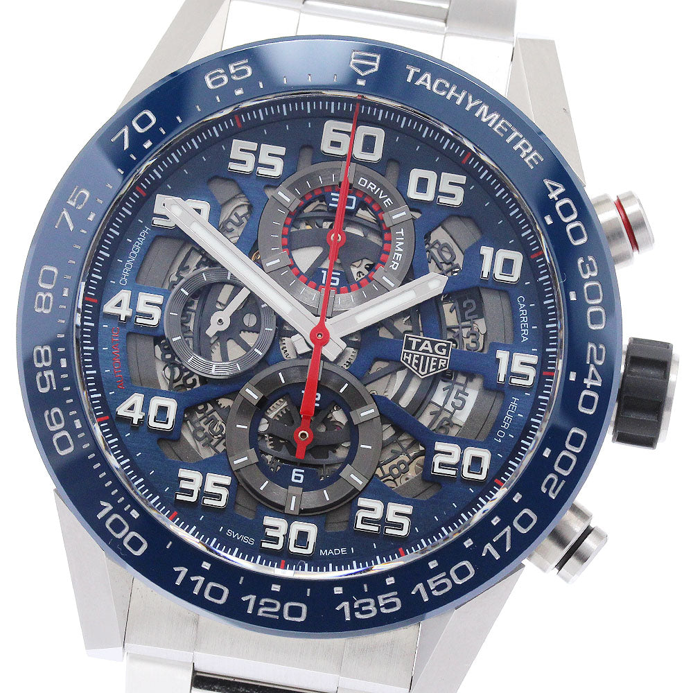 TAG HEUER Carrera Heuer 01 Red Blue Racing CAR2A1K.BA0703 Automatic Men's_877180