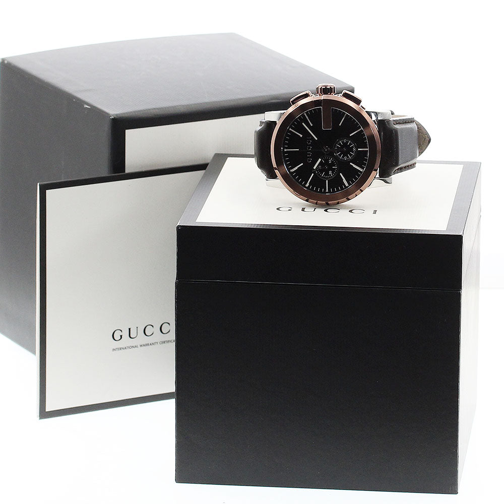 GUCCI G Chrono 101.2/YA101202 black Dial Quartz Men's Watch_877191