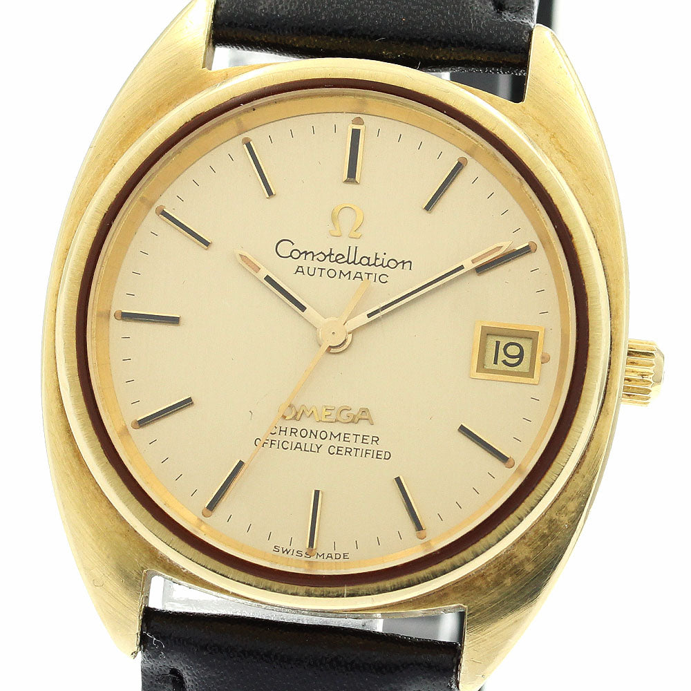 OMEGA Constellation 168.0056 Date Cal.1011 Gold Dial Automatic Men's _877222