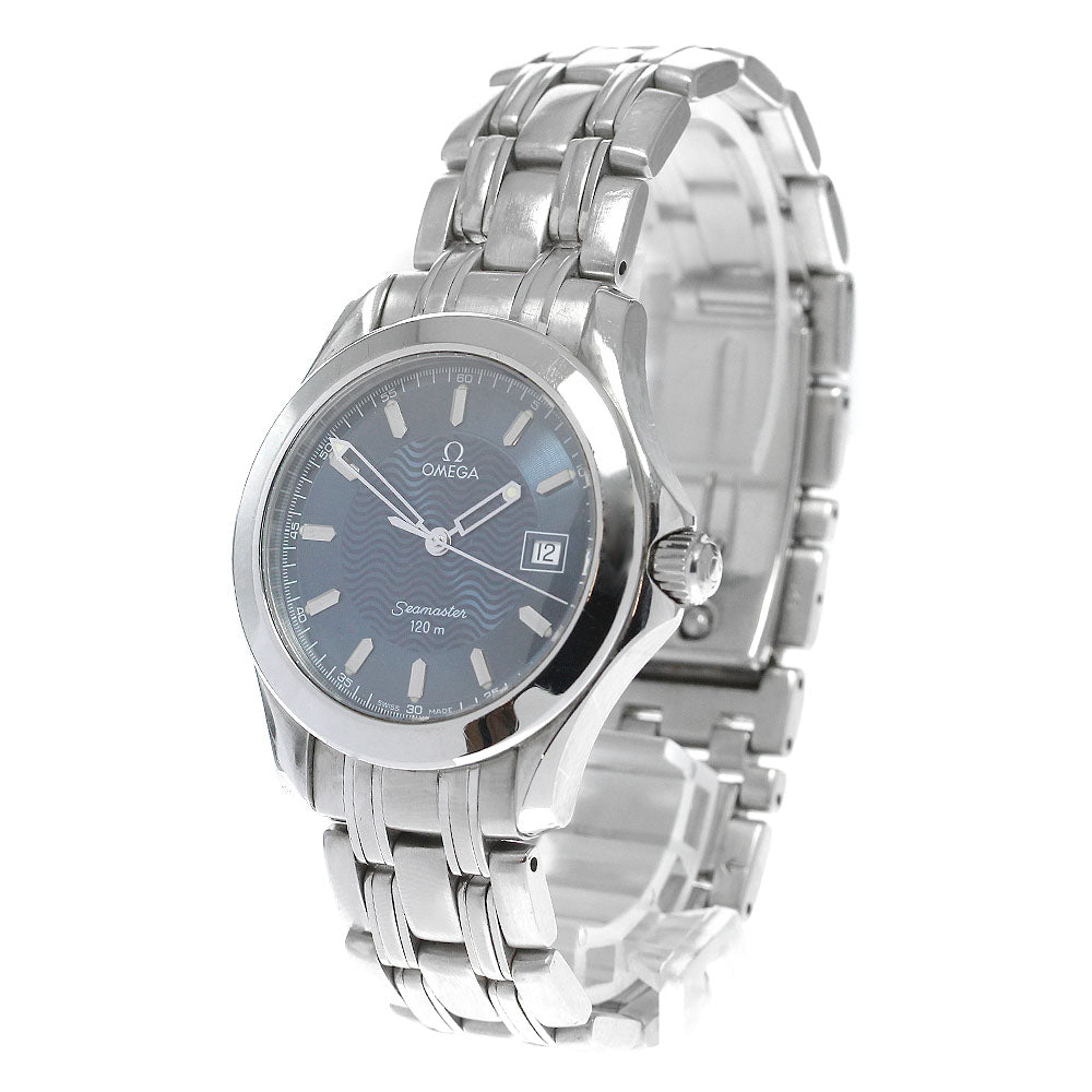 OMEGA Seamaster120 Date Navy Dial Quartz Men's Watch_877225