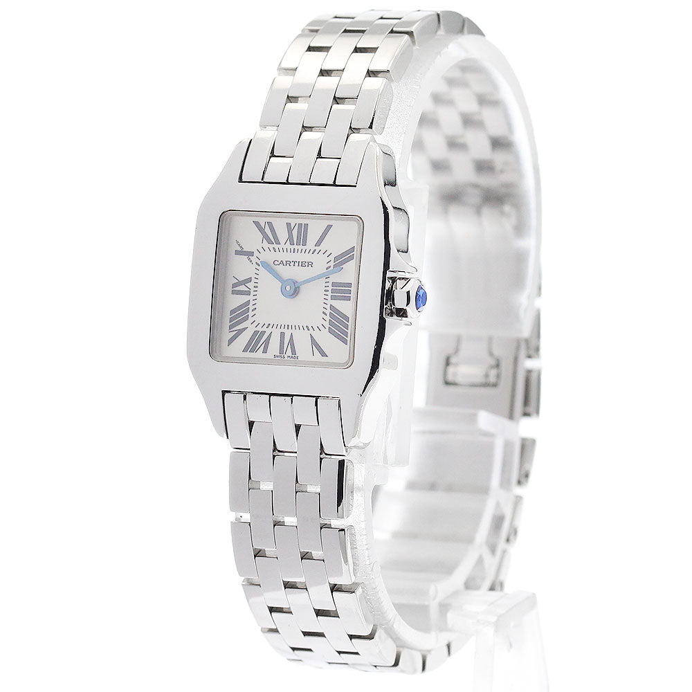 CARTIER Santos de Moiselle SM W25064Z5 beige Dial Quartz Ladies Watch_877240