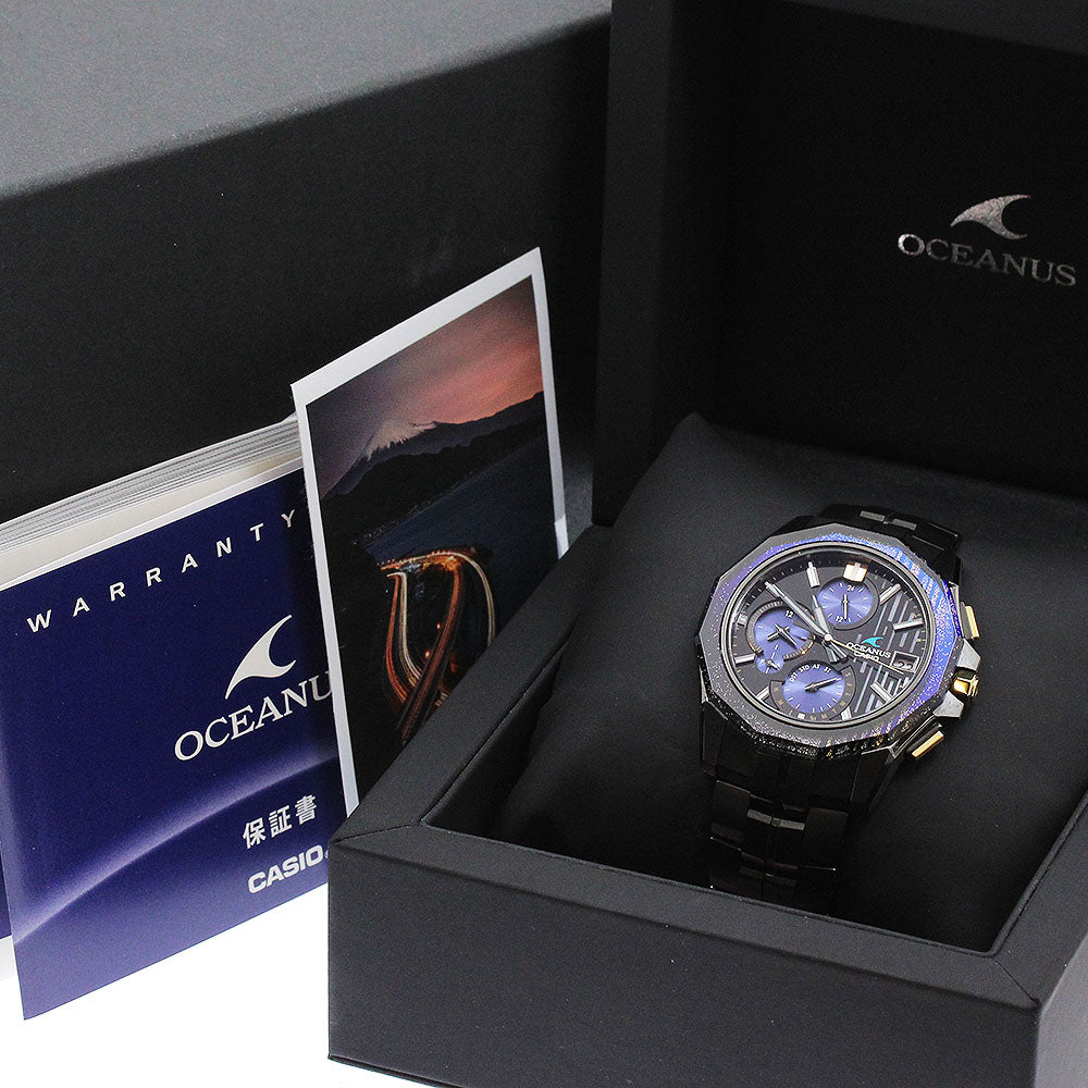 CASIO Oceanus Manta OCW-S6000MB-1AJR Titanium Solar Powered Radio Men's_877241