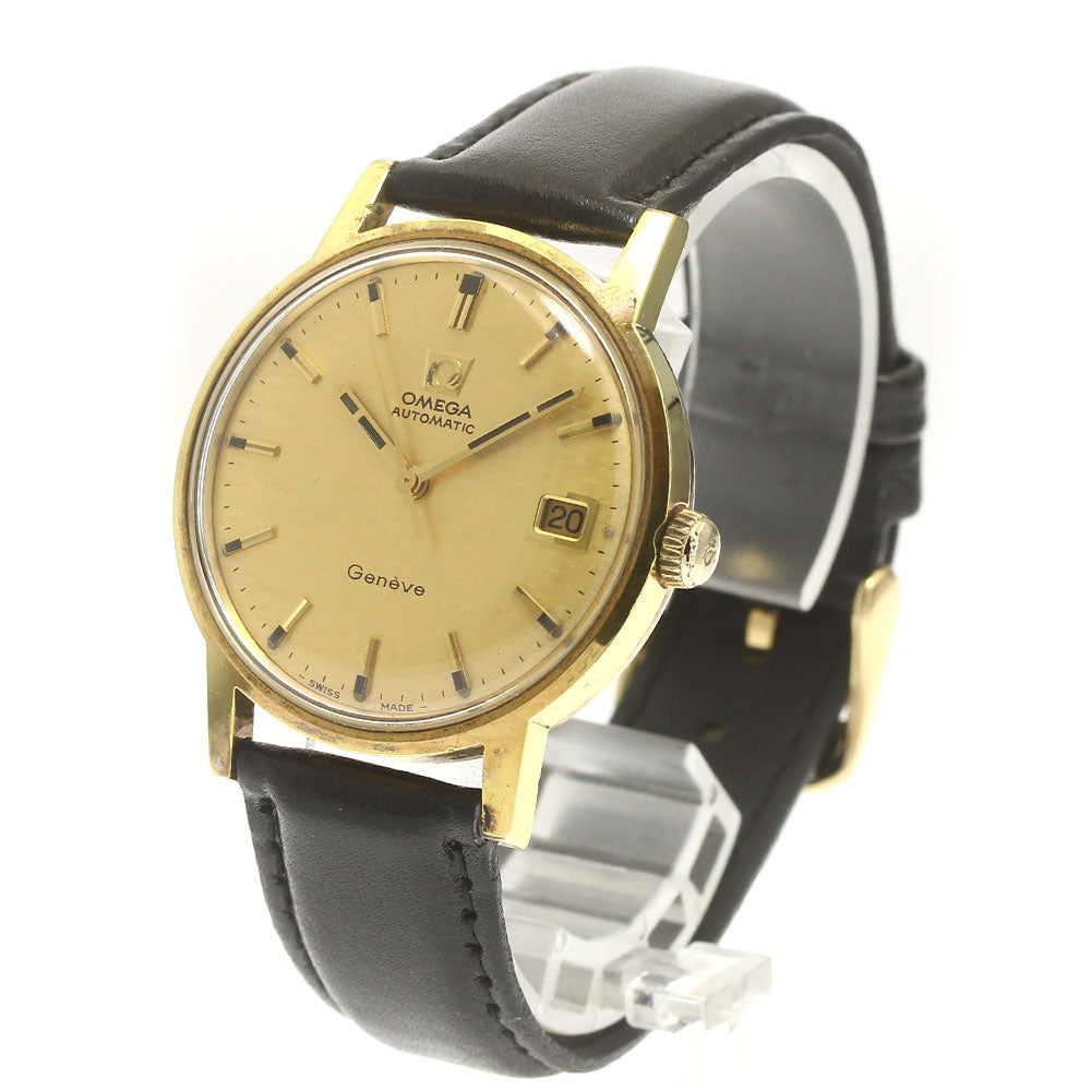 OMEGA Geneve 166.070 Date Cal.565 Gold Dial Automatic Men's Watch_877248