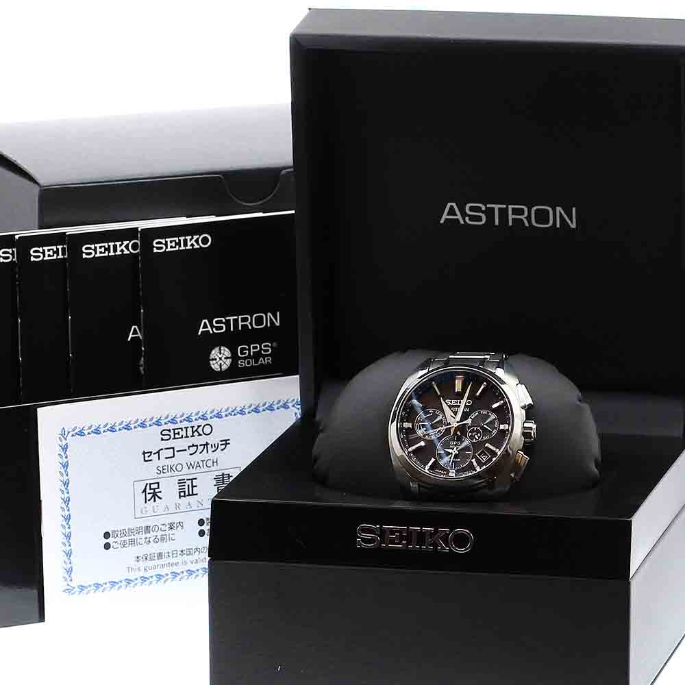 SEIKO Astron SBXC067/5X53-0AV0 Day date Solar Powered Radio Men's Watch_877254