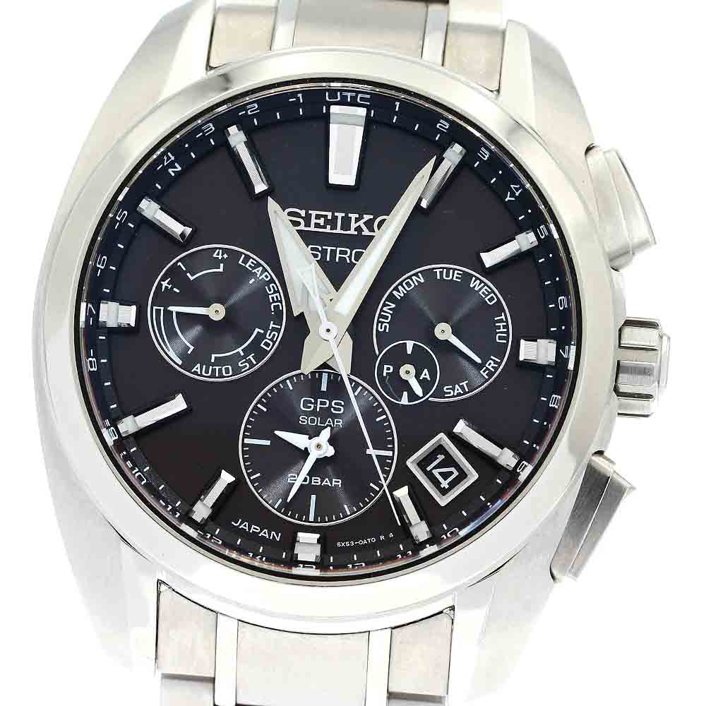SEIKO Astron SBXC067/5X53-0AV0 Day date Solar Powered Radio Men's Watch_877254