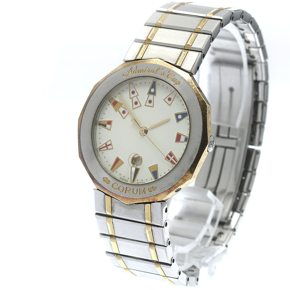 CORUM Admirals cup 99.810.21V52B Date beige Dial Quartz Men's Watch_877280