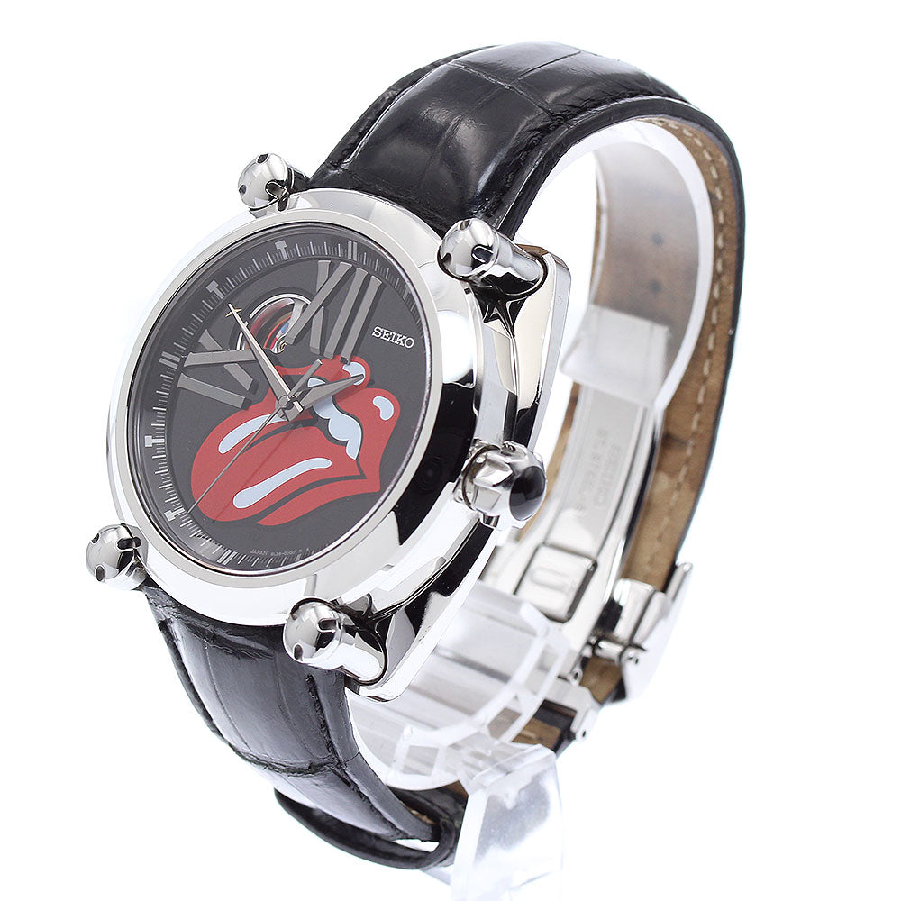 SEIKO Galante SBLL017/8L38-00F0 The Rolling Stones 50th Anniversary black Dial Automatic Men's Watch_877286