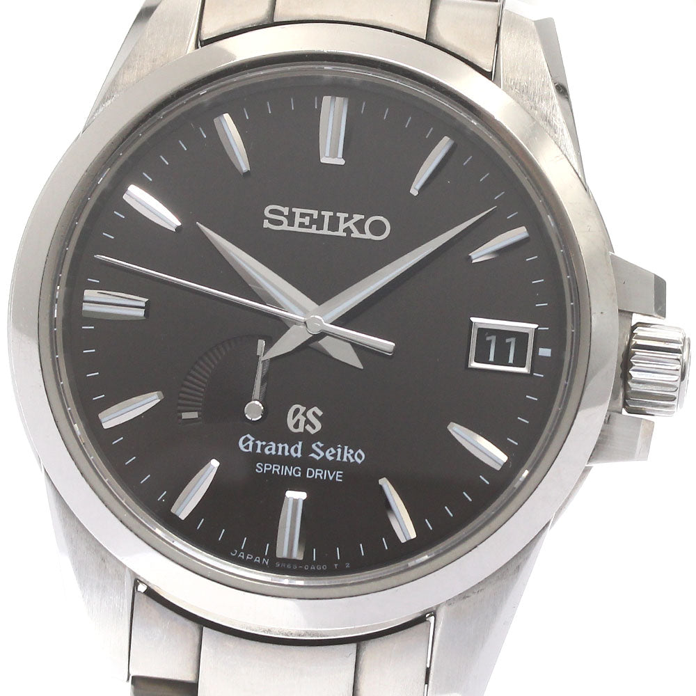 SEIKO Grand Seiko SBGA081/9R65-0BG0 Date power reserve Spring drive Men's_877294
