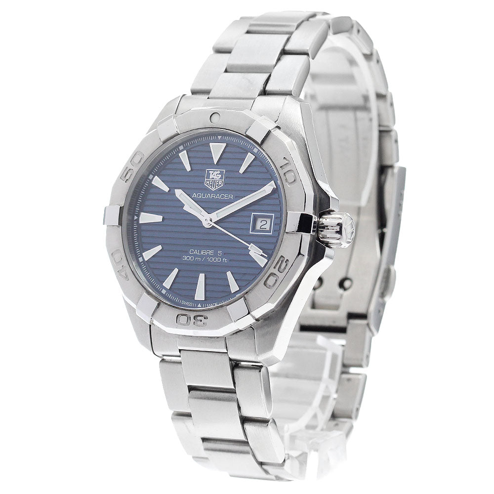 TAG HEUER Aqua racer WAY2112.BA0928 Date Navy Dial Automatic Men's Watch_877300