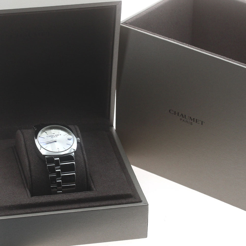 Chaumet Miss dandy W11660-29K Date Silver Dial Automatic Ladies Watch_877312