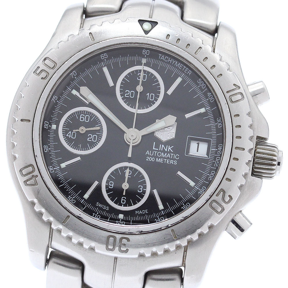 TAG HEUER Link CT2111 Chronograph Date black Dial Automatic Men's Watch_877315