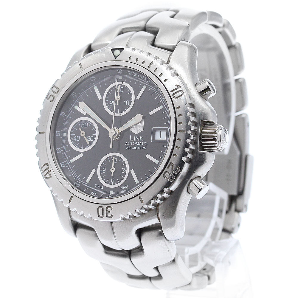 TAG HEUER Link CT2111 Chronograph Date black Dial Automatic Men's Watch_877315