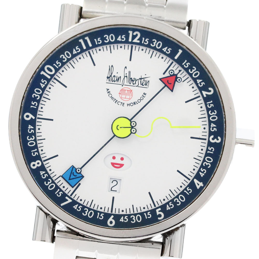 Alain Silberstein Picto Smile D PS11 white Dial Automatic Men's Watch_877316