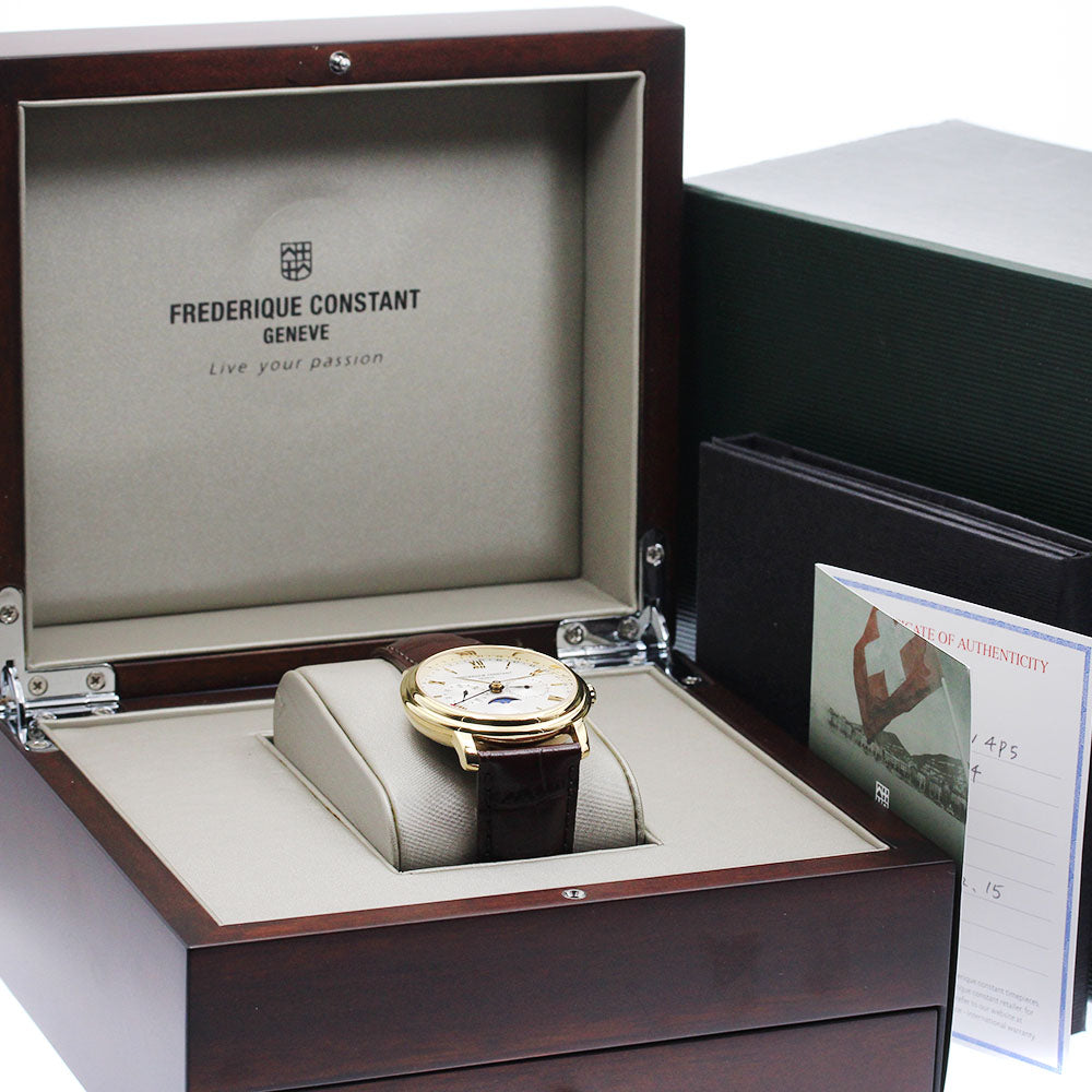 FREDERIQUE CONSTANT Classic business timer FC270SW4P5 Moon phase Silver Dial Quartz Men's Watch_877318