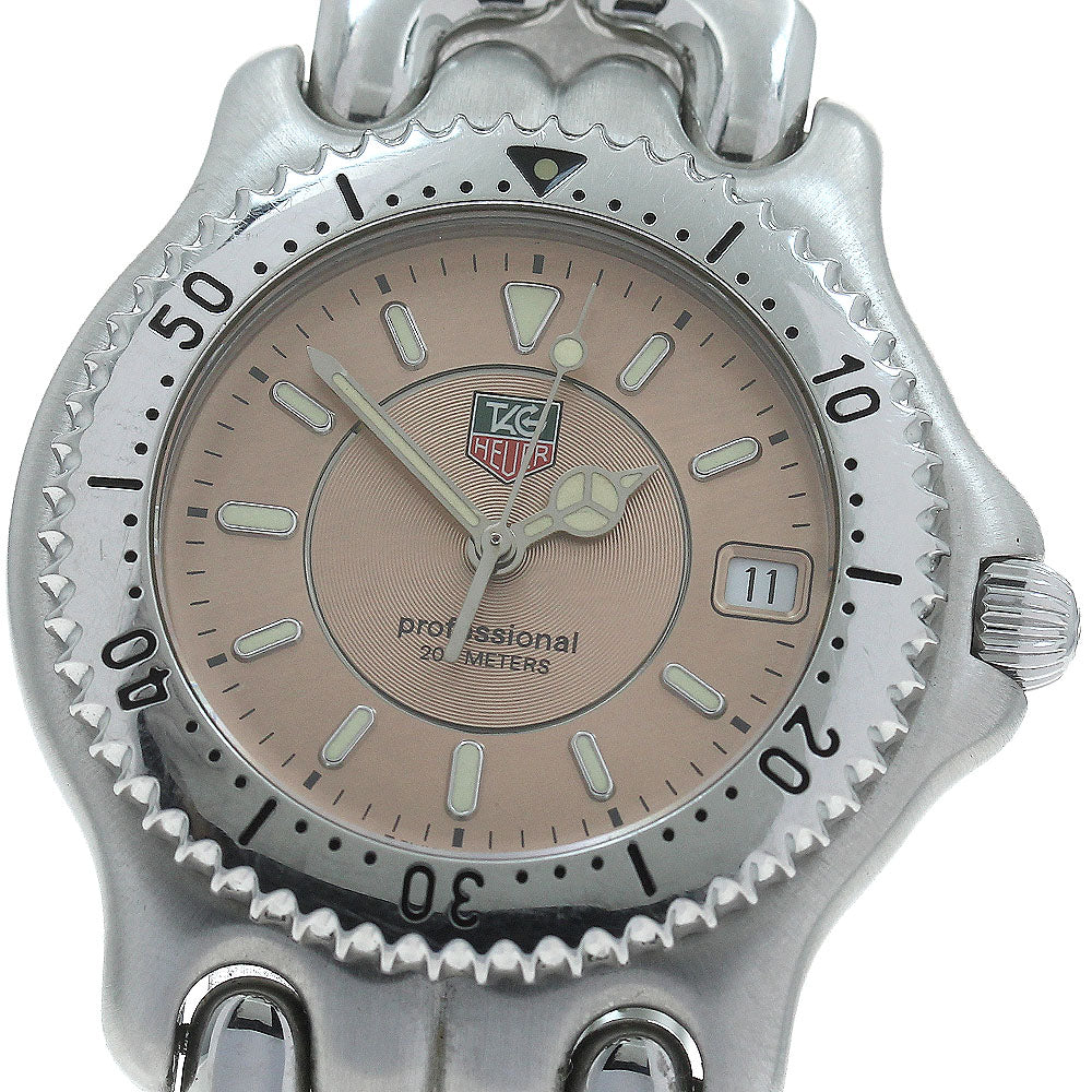TAG HEUER S/el WG111D pink Dial Quartz Men's Watch_877328