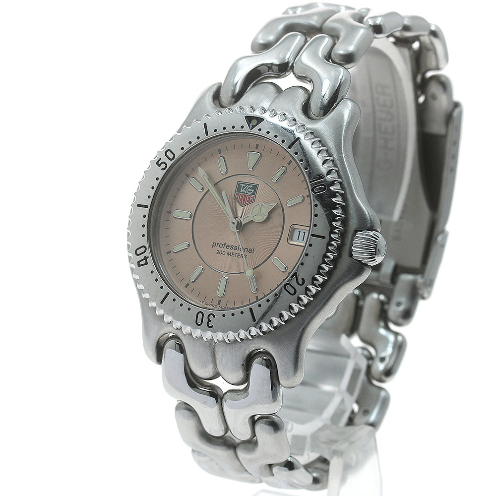 TAG HEUER S/el WG111D pink Dial Quartz Men's Watch_877328