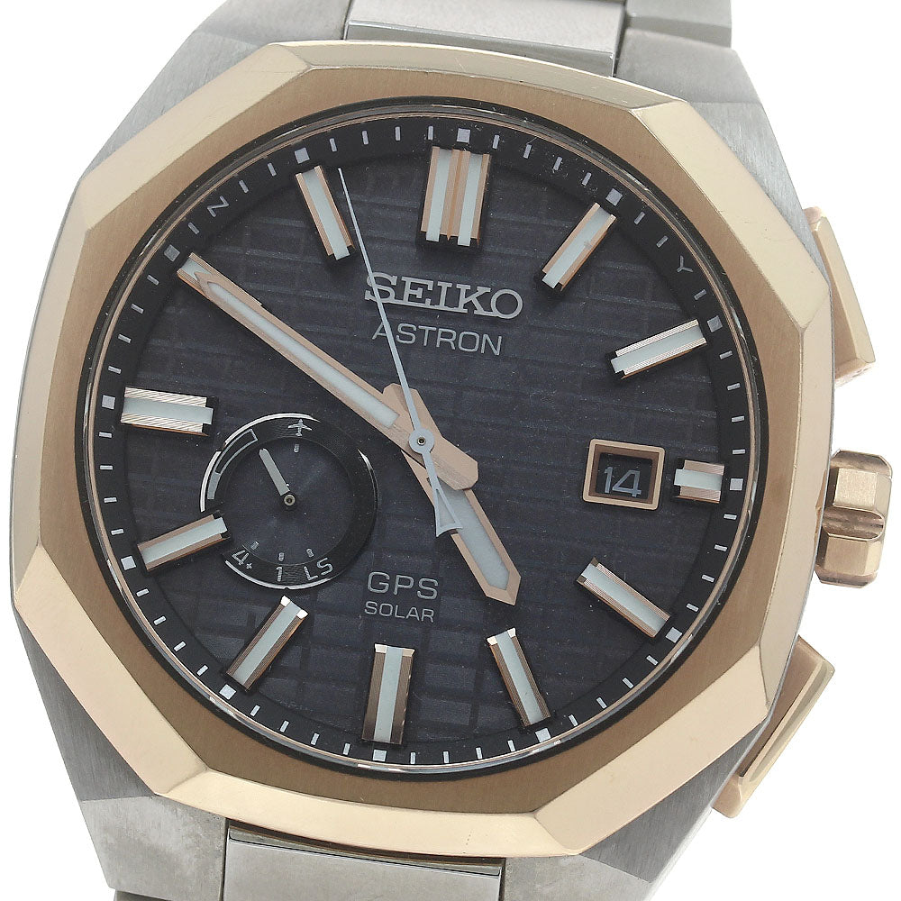 SEIKO Astron Nexter SBXD014/3X62-0AA0 Date Solar Powered Radio Men's_877336