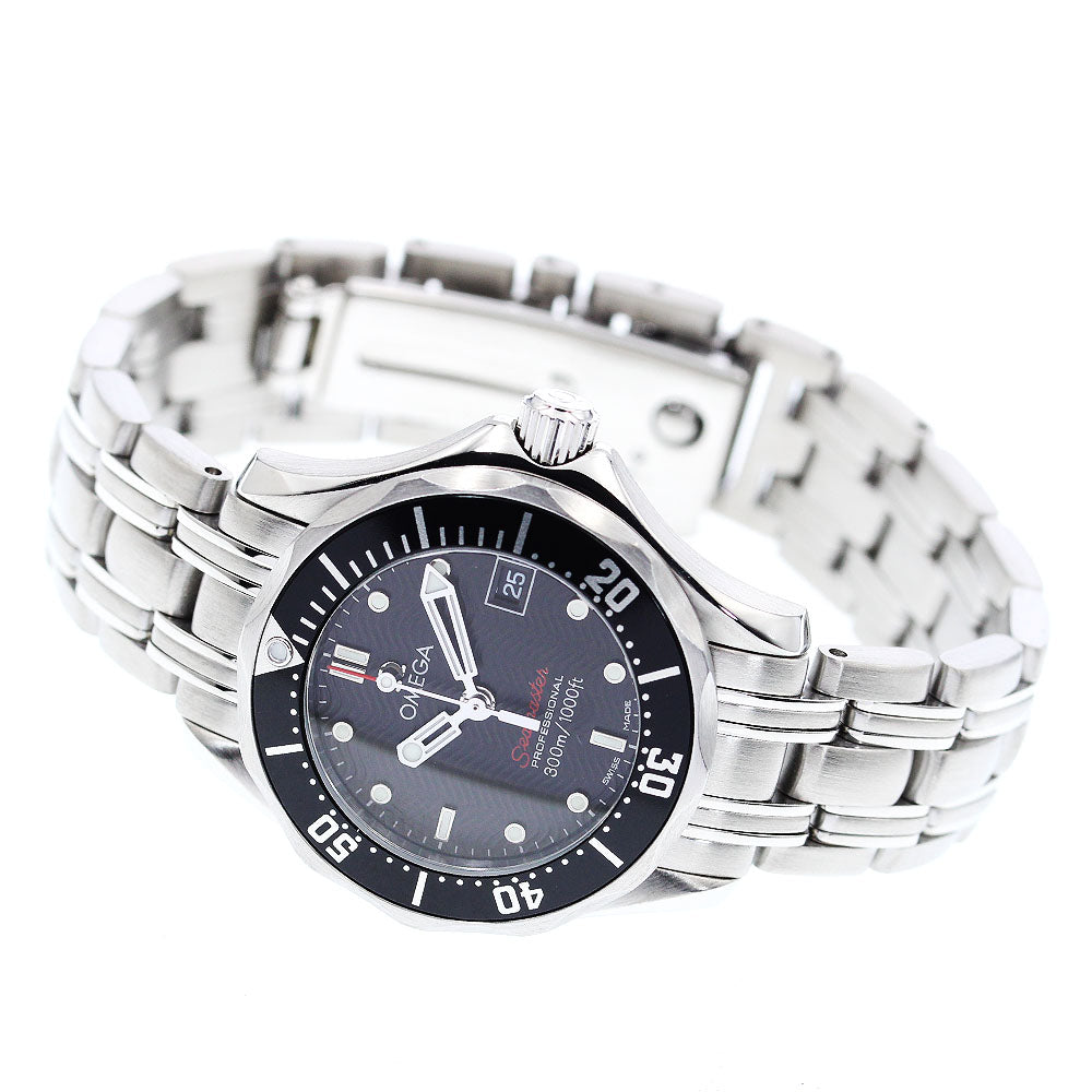 OMEGA Seamaster300 212.30.28.61.01.001 Date black Dial Quartz Ladies_877417