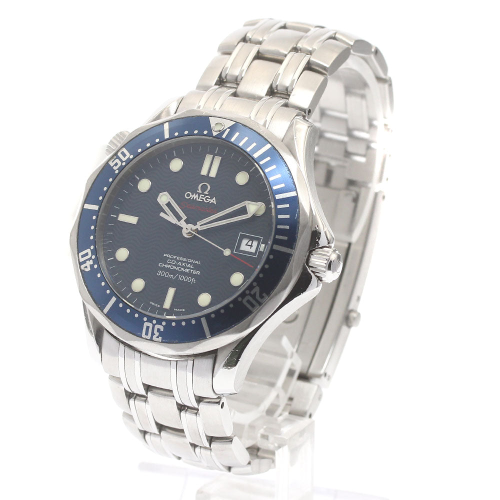 OMEGA Seamaster300 2220.80 Date Co-Axial Navy Dial Automatic Men's Watch_877422