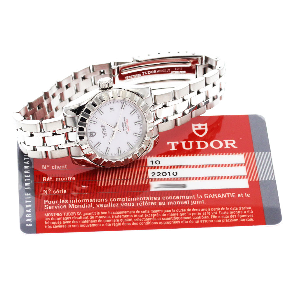 TUDOR Classic Date 22010 Date white Dial Automatic Ladies Watch_877478