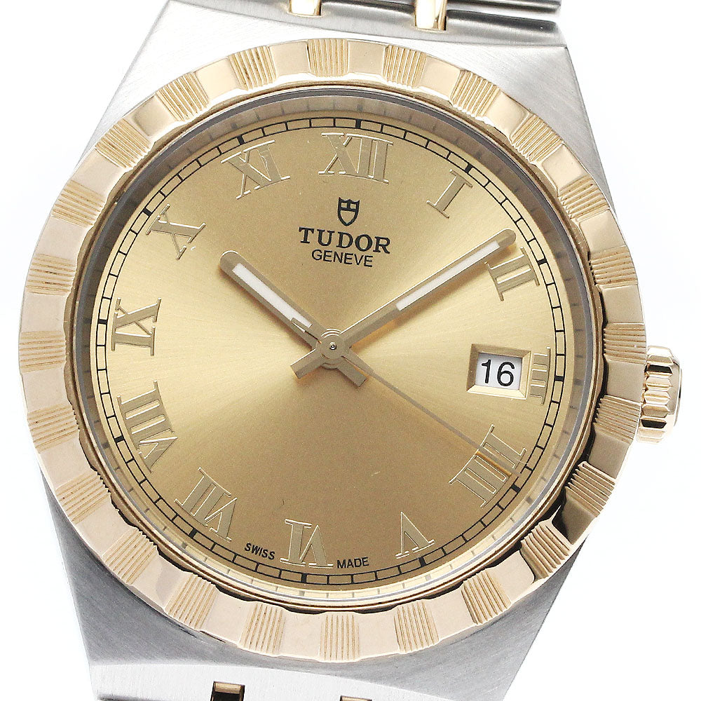 TUDOR Royal Date 28503 gold Dial Automatic Men's Watch_877487