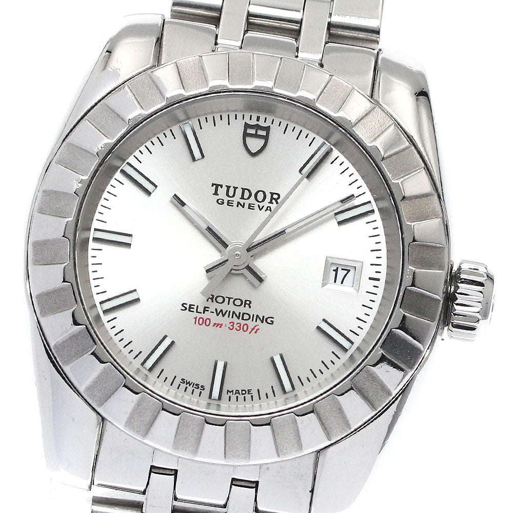 TUDOR Classic Date 22010 Silver Dial Automatic Ladies Watch_877503