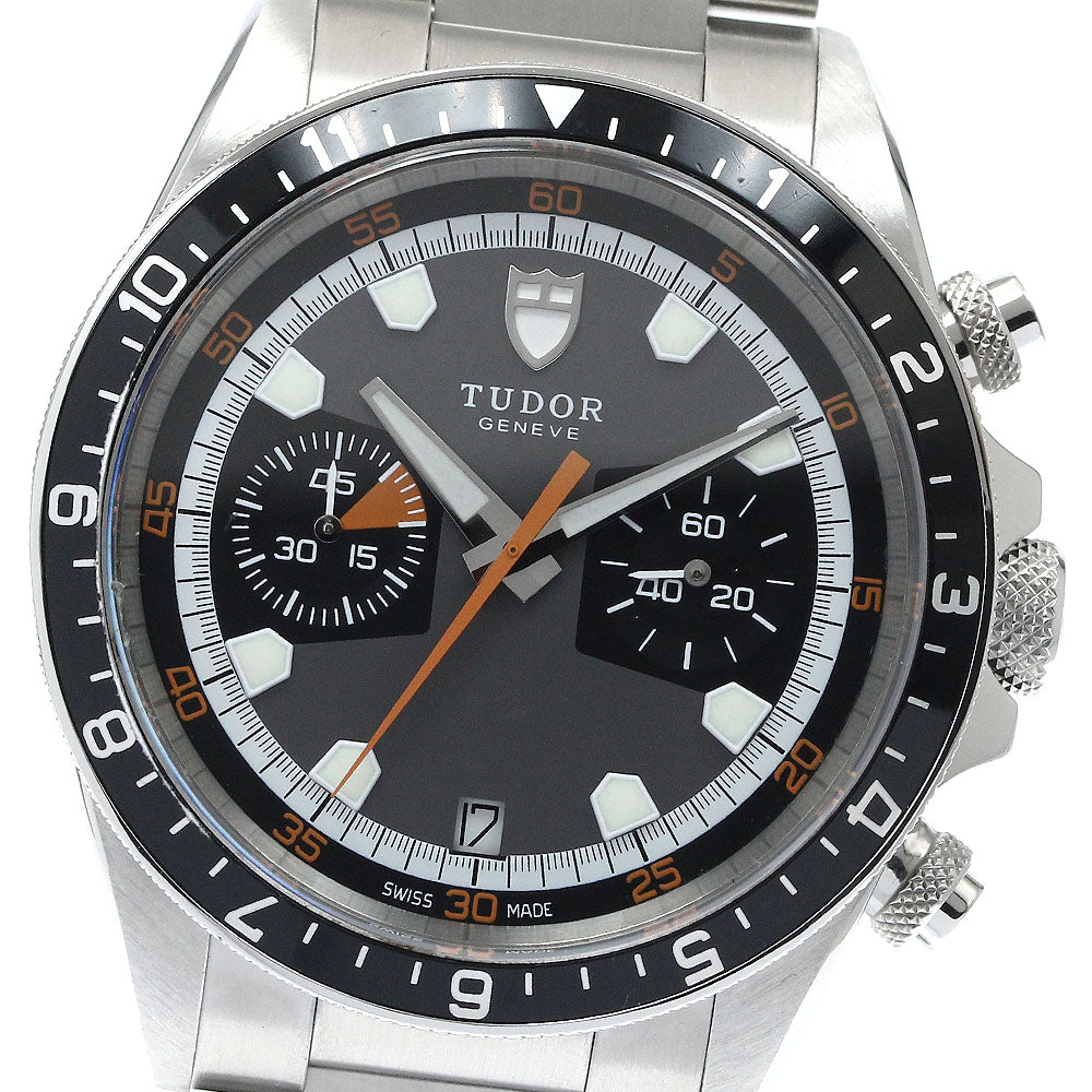 TUDOR Heritage Chrono 70330N Date Gray / black Dial Automatic Men's Watch_877504