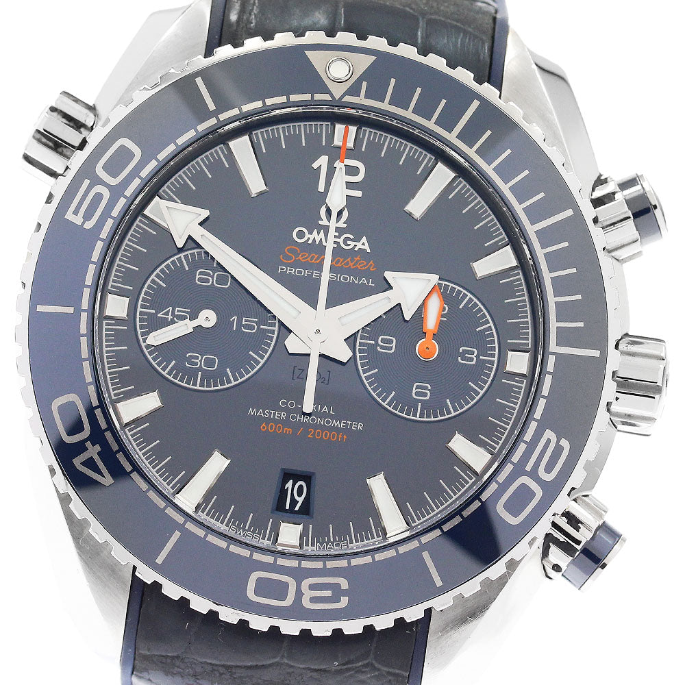 OMEGA Seamaster Planet Ocean 215.33.46.51.03.001 Chronograph Navy Dial Automatic Men's Watch_877531