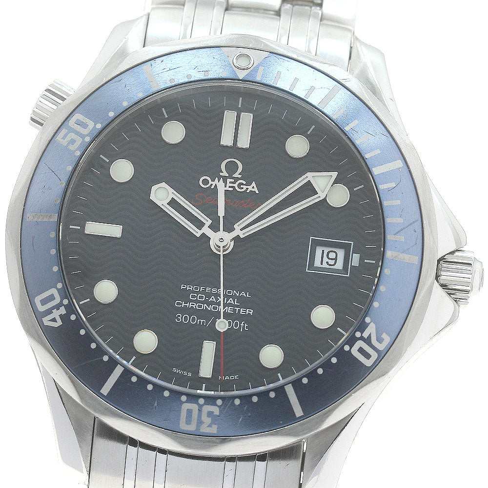 OMEGA Seamaster300 2220.80 Date Co-Axial Navy Dial Automatic Men's Watch_877541