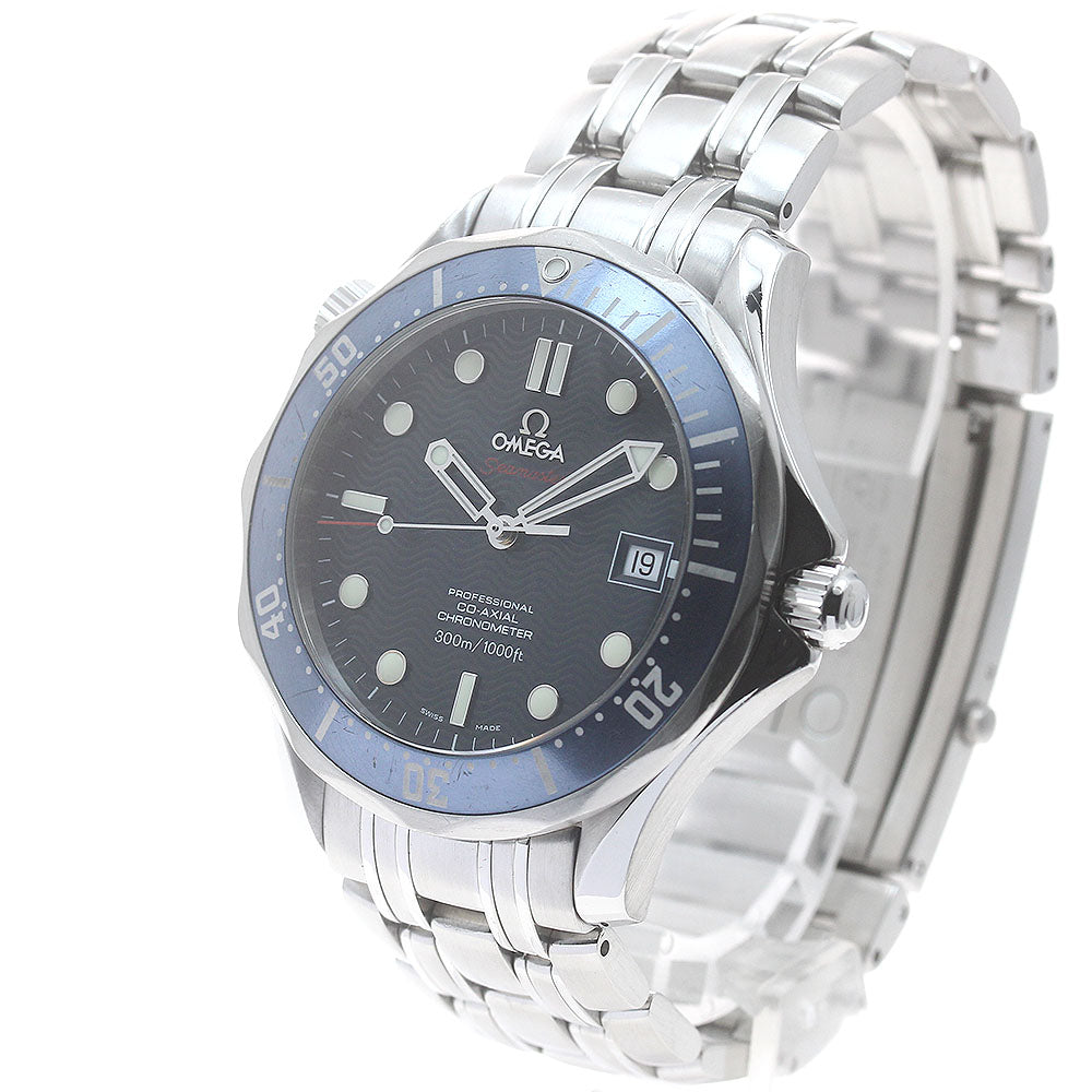OMEGA Seamaster300 2220.80 Date Co-Axial Navy Dial Automatic Men's Watch_877541