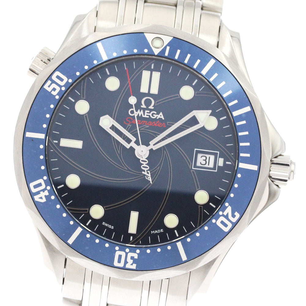 OMEGA Seamaster300 007 James Bond 2226.80 Date Navy Dial Automatic Men's_877547