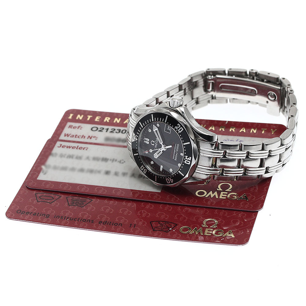 OMEGA Seamaster300 212.30.28.61.01.001 black Dial Quartz Ladies Watch_877554