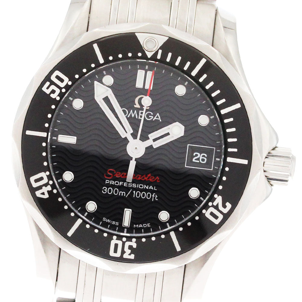 OMEGA Seamaster300 212.30.28.61.01.001 Date black Dial Quartz Ladies_877557