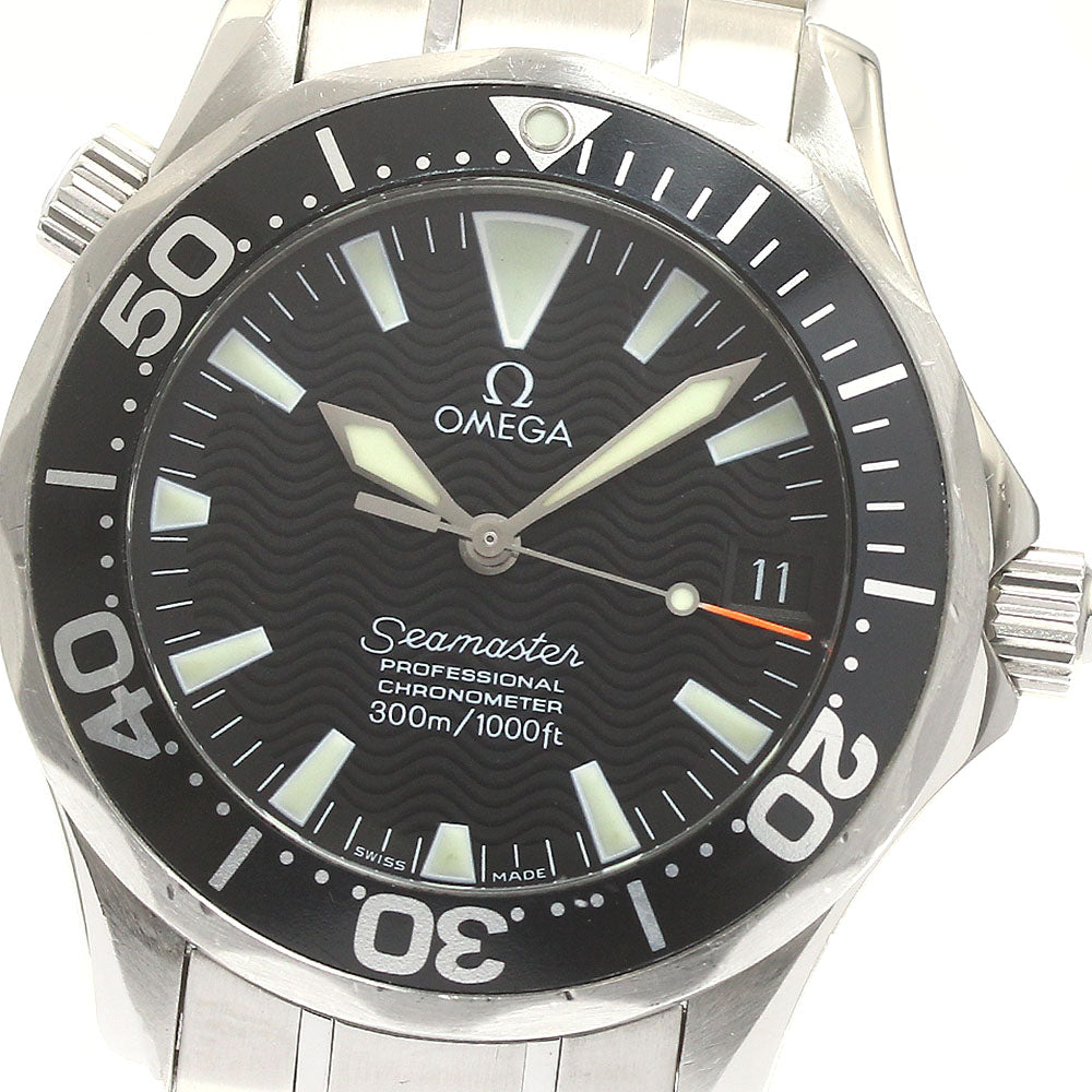 OMEGA Seamaster300 2252.50 Date Black Dial Automatic Boy's Watch_877577